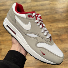 Load image into Gallery viewer, Nike Air Max 1 By You Grey White Red (UK9.5)
