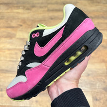 Load image into Gallery viewer, Nike Air Max 1 By You Black Pink Volt (UK7)
