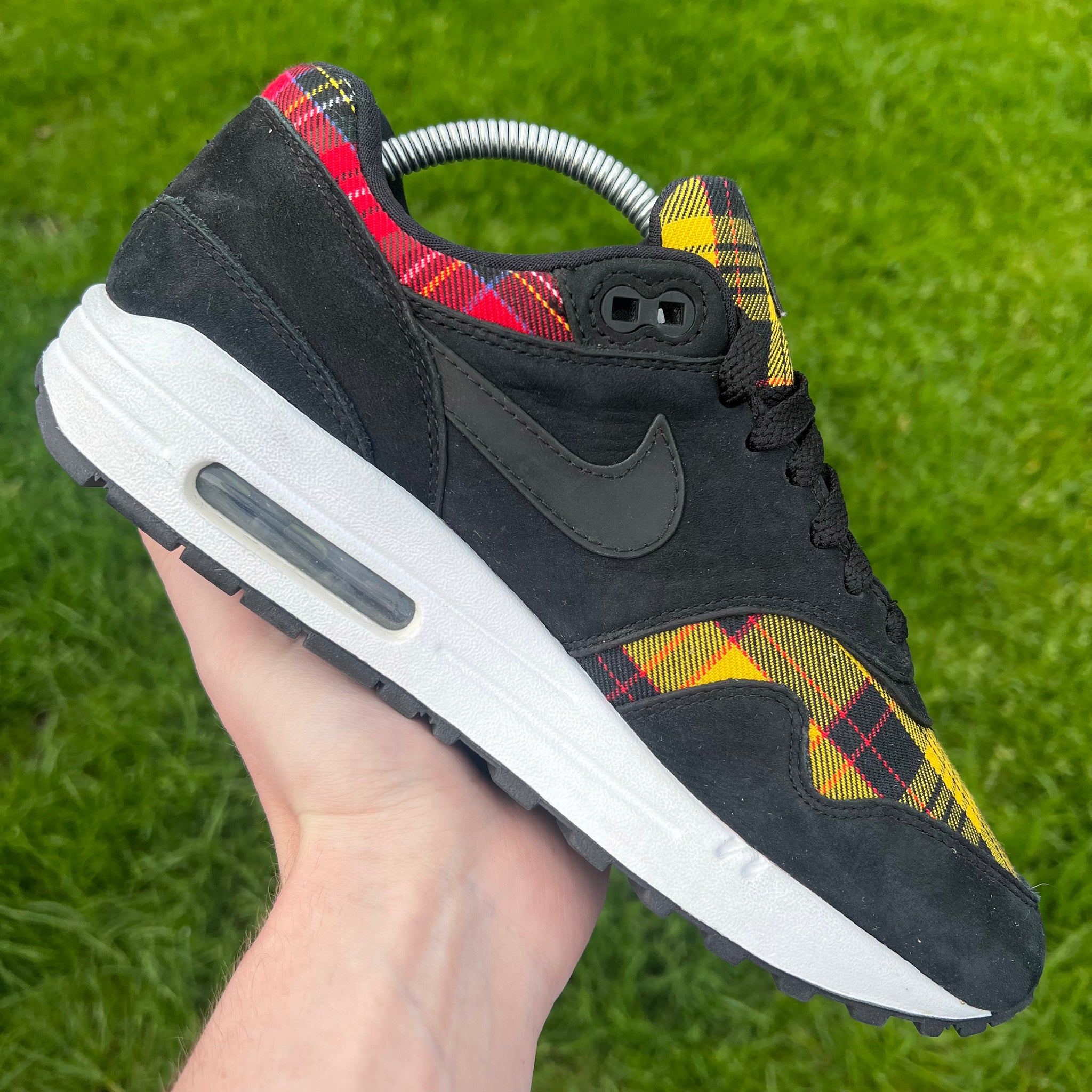Nike Air Max 1 SE Tartan Black UK5.5