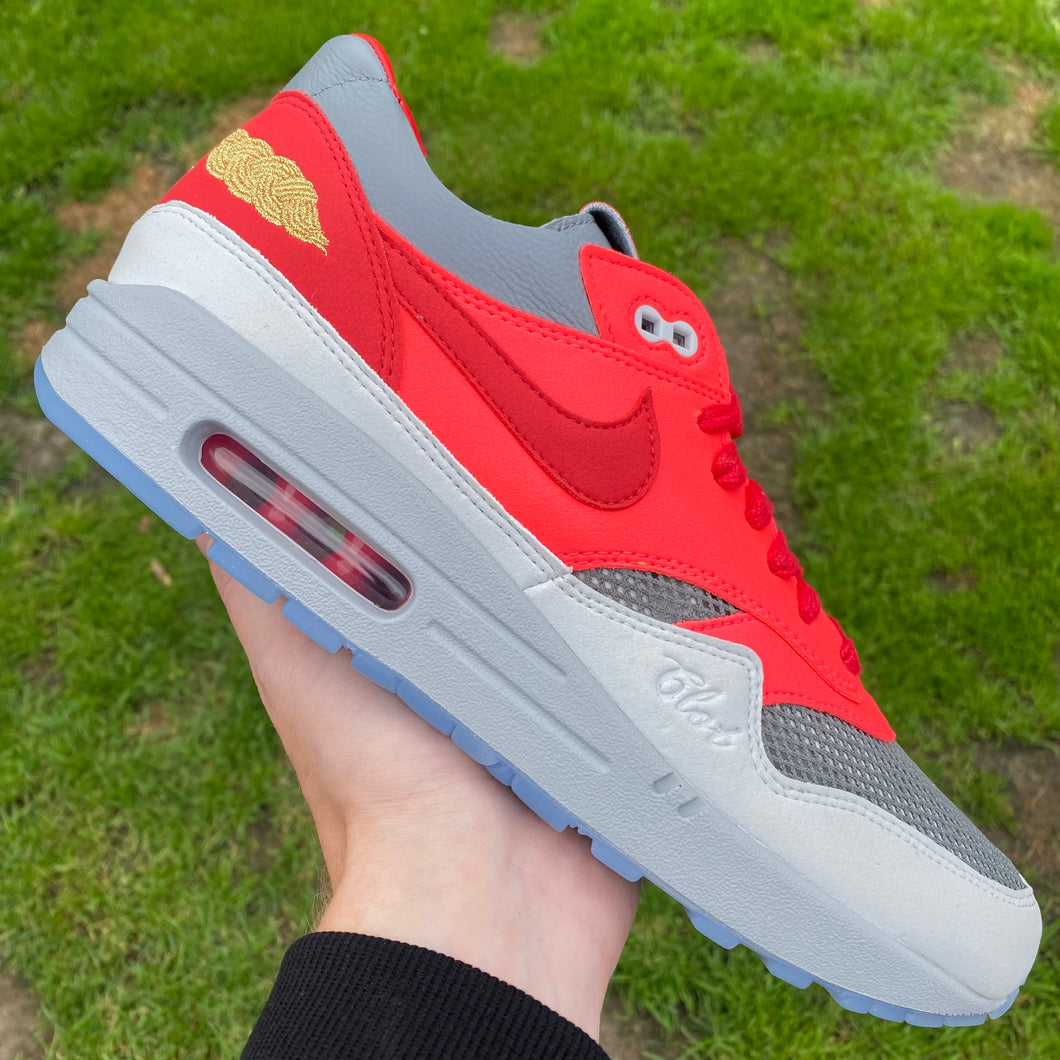 Clot x Nike Air Max 1 Solar Red (UK9)