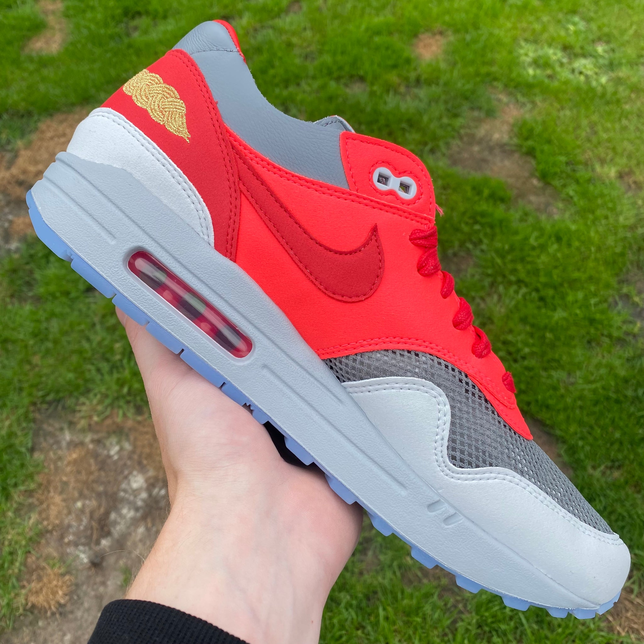 nike air max 1 clot solar red